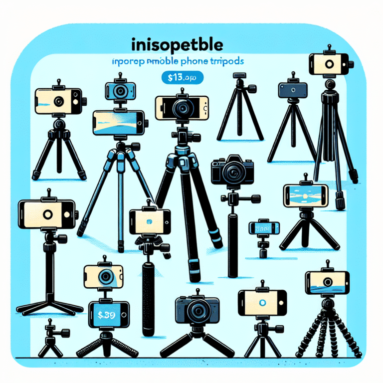 cheap phone tripods for photography